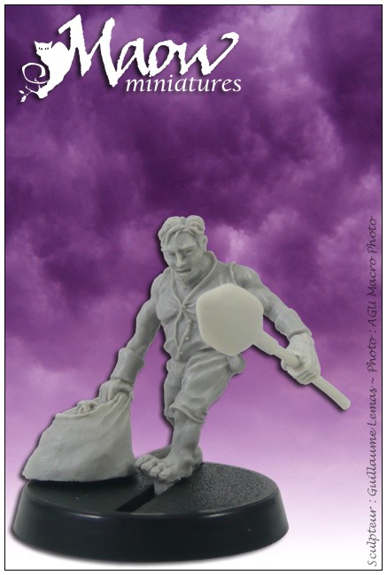 Retour - Figurine sculptée par Guillaume Lemas